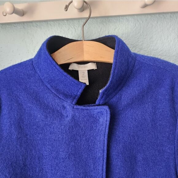 Chico's pure wool reversible jacket - Picture 3 of 12